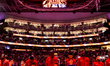  Toronto Raptors players during Canadian Anthem before  the Toronto Raptors vs Sacramento...
