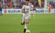 Amani Aguinaldo of Philippines in actions during the AFF Suzuki Cup 2014 semi-finals 2nd m...