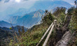 Fansipan mountain in Vietnam with the highest peak reaching 3143 metres high. It is the hi...