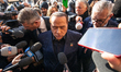 Former Italian premier and leader of centre-right Forza Italia (FI) party Silvio Berluscon...