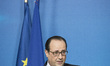 French President Francois Holland holds a press conference at the end of EU heads of state...