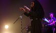 US singer Gabriella Wilson, aka H.E.R, during International Java Jazz Festival in Jakarta,...