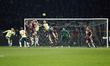 The goal of Turin during the Serie A match between Torino FC and AC Milan at Olimpic Stafi...