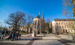 Cathedral of Our Lady or Notre-Dame Cathedral in Luxembourg city. A Roman Catholic church,...