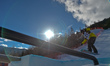 An athlete during the men's Slopestyle Qualification round. FIS Freestyle World SKI Champi...