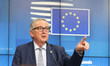 Jean-Claude Juncker the President of the European Commission after the European Leaders su...