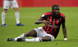 Tiemoue' Bakayoko #14 of AC Milan during the serie A match between AC Milan and Udinese at...