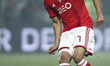 Benfica's Greek midfielder Andreas Samaris in action during the League Cup Football 2014/1...