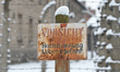 A view of the sign and fences outside the former Auschwitz 1 Camp, ahead of the 70th Anniv...