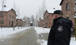A reenforced security in the former Auschwitz Camp, ahead of the 70th Anniversary of the C...