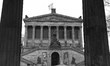 (EDITOR'S NOTE: Image was converted to black and white) The Museum Island in Berlin (in Ge...