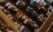 Indian muslim devotees offer first friday prayers on the first friday of the holy month of...