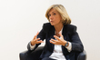 President of region Ile de France Valerie Pecresse Gives a talk at the Paris higth school...