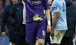 (140303) -- LONDON, March 3, 2014 (Xinhua) -- Costel Pantilimon, goalie of Manchester City...