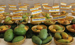 Commercially popular and rare varieties of mangoes are displayed during Mango Festival at...