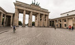 Brandenburg Gate Monument on July 18, 2019 in Berlin, Germany. and is also a popular touri...