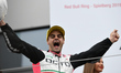 Italian rider Romano Fenati of Italian team Snipers team win Moto3 race of Austrian GP, 11...