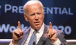 Democratic Presidential hopeful former Vice-President Joe Biden speaks at the Philadelphia...