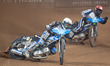  Jason Doyle (White) leads Matej Zagar (Red)during the ADRIAN FLUX BRITISH FIM SPEEDWAY GR...