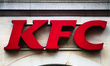KFC logo is seen on the restaurant  in Krakow, Poland on October 5, 2019. 