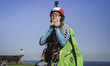 Top Russian female pilot and Paragliding World Cup Winner, Daria Krasnova conducted a para...