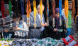 On Oct. 27, 2019, an elderly pair look at prayer beads as citizens of the Turkish capital...