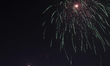 This photo taken on October 27, 2019 shows fireworks exploding in the sky during celebrati...