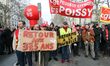 Workers of the French manufacturer Renault takes part in a demonstration on December 10, 2...
