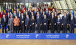 Family photo of the European Leaders. Bulgaria 's Prime Minister Boyko Borissov, Malta 's...