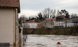 The river 'La midouze' is flooding in the town center of Tartas, Southwest of France, on 1...