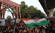 People took to streets in the national capital New Delhi against the citizenship amendment...