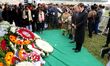 People pay their respects to the late Sir Fazle Hasan Abed, the founder of the Bangladesh...
