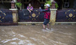 Flood situation hit at Pamulang area-South Tangerang. Thousands of Houses and hundreds of...