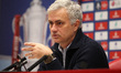 Tottenham Hotspur manager Jose Mourinho speaks to the press after the FA Cup Third Round m...