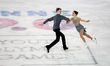 Tyutyunina Sofya and Shustitskiy Alexander from Russia compete in  the Figure Skating: Mix...