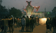 An art installation 'Map of India' with slogans against the controversial Citizenship Amen...