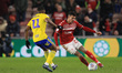 Marvin Johnson of Middlesbrough in action with Jeremie Bela of Birmingham City  during the...