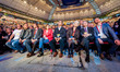 David Fernandez, Oriol Junqueras, Josep Rull, Carme Forcadell, Muriel Casals and Xavier Tr...