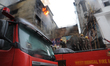 A massive fire broke out at Citi Mart in New Market area of center on April 26, 2015 in Ko...