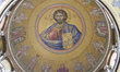 Painted dome over the Greek side-chapel in the Church of the Holy Sepulchre, in the Old To...