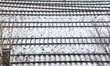 Train and railway covered by the snow in the Dutch town Eindhoven. Daily life images of th...