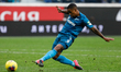 Malcom of Zenit Saint Petersburg shoots on goal during the Russian Premier League match be...