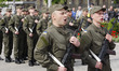 Ceremony of bringing of the military oath conscripts of the National Guard of Ukraine, who...
