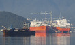  A View scene of LNG carrier commissioning for deliver vessel near Daewoo Shipbuilding Mar...
