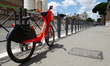 Municipality of Rome brings on the streets of the city new electrical bikes and scooter. P...