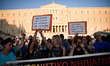Protest by teachers and students against the new education multi-bill in Athens, Greece on...