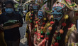 
preparation Participants of the Malangan Mask pilgrimage tradition to the tomb of creato...