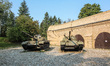 T55 Soviet tanks serving earlier in Polish Army , now as museum exhibit are seen in Poznan...