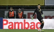 Mihai Aioani of Romania U21 in action during the soccer match between Romania U21 and Malt...