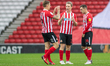  Grant Leadbitter, Josh Scowen and Max Power prior to kick off in the Sky Bet League 1 mat...